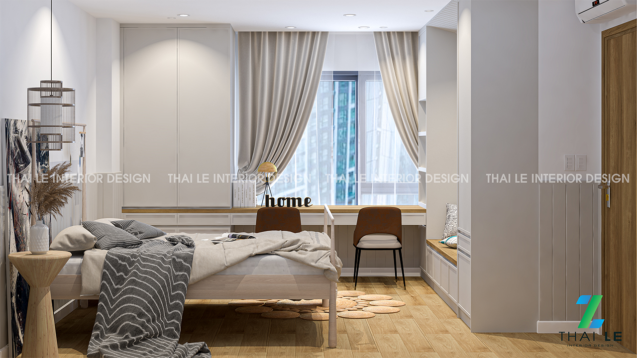 Thiết kế nội thất căn hộ The Antonia Q7 - 106m2